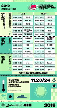 2019海南草莓音樂(lè)節(jié)全陣容公布，全票種25日12點(diǎn)全面開啟預(yù)售